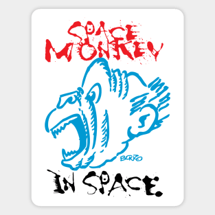 Space Monkey In Space-1 Magnet